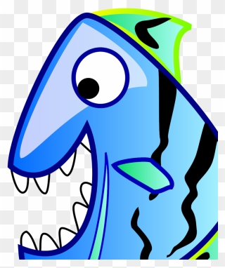 Clipart Fish Teeth - Png Download