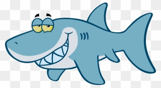 Shark Royalty-free Cartoon Clip Art - Cartoon Great White Shark Clipart - Png Download
