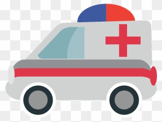 Ambulance Emoji Clipart - Van - Png Download
