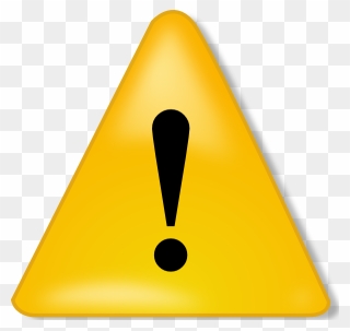 Warning Sign Clip Art - Alert Icon - Png Download