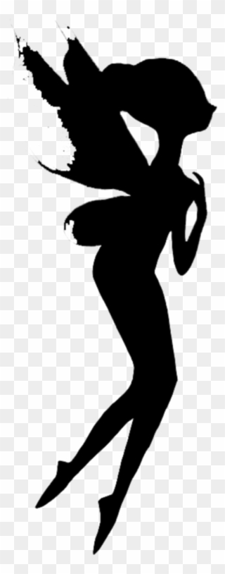 #fairy #silhouette - Illustration Clipart