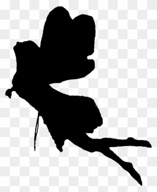 #fairy #silhouette - Illustration Clipart