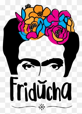 Friducha Logo Final - Frida Kahlo Drawing Easy Clipart
