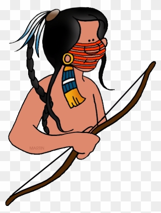 Sioux Man - Mohawk Indians Transparent Background Clipart
