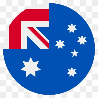 Australia Flag Png - Australia Round Flag Png Clipart