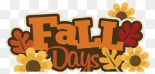 Happy Fall Cliparts - Illustration - Png Download