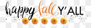 Happy Fall Png - Calligraphy Clipart
