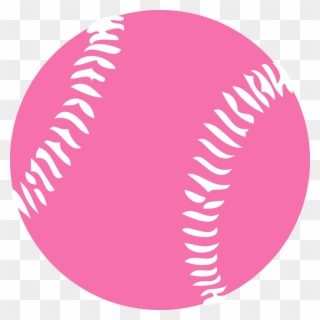 Baseball Jpg Clipart Clip Transparent Stock Pink Baseball - Pink Baseball Clipart - Png Download