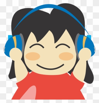 Muntpunt Jeugdbib Online Boekenkast Luisterboeken Kinderen - Listening To Music Png Clipart