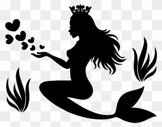 Clip Art, Png Download - Mermaid Png Clipart Black And White Transparent Png