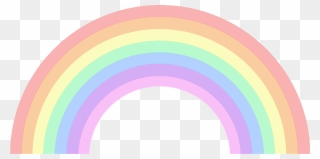 Pastel Rainbow Clip Art - Pastel Colour Rainbow Png Transparent Png