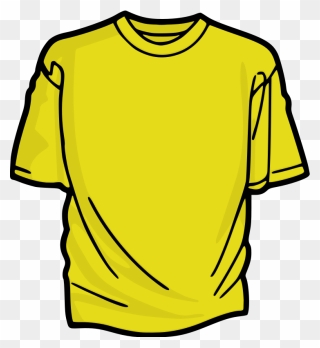 Yellow T Shirt Clip Art - Png Download