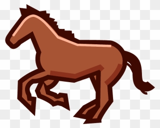 Horse Emoji Clipart - Mustang Emoji - Png Download