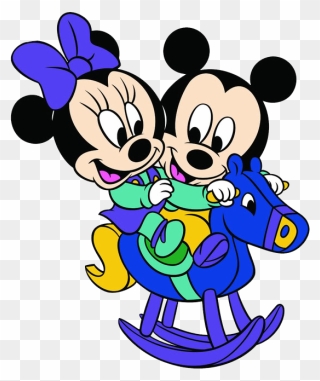 Love Baby Mickey And Minnie Clipart