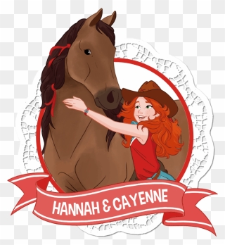 Hannah & Cayenne - Schleich Hannah And Cayenne Clipart