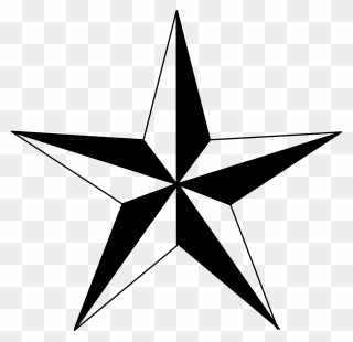 Texas Star Clip Art - Nautical Star Clipart - Png Download