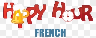 Happy Hour French - Write I Like In Spanish Clipart