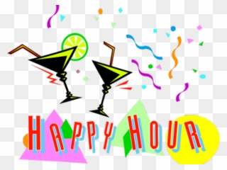 Cocktail Hour Cliparts - Happy Hour Clipart - Png Download