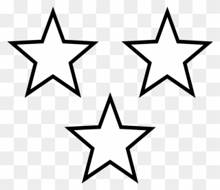 Free Black And White Star Outline Clipart Clip Black - White Transparent Background Star - Png Download