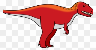 Red Dinosaur Cartoon Png Clipart