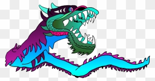 Chinese Blue Dragon - Chinese Dragon Gif Png Clipart
