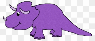 Purple Dinosaur Clipart - Dino Clipart For Kids - Png Download