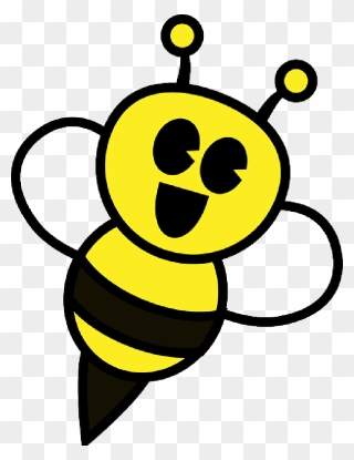 Bee, Insect, Wasp, Honeybee, Cute, Happy - Animated Bumble Bee Clipart