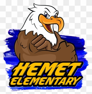 Hemet Elementary School Logo - Cartoon Clipart