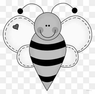 Cute Bee Clipart - Clip Art - Png Download