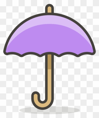 Umbrella Emoji Clipart - Umbrella Emoji Clear Background - Png Download