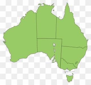 Australia Vector Map - Free Vector Map Of Australia Clipart