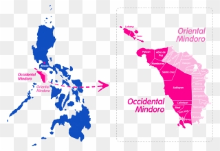 Gloria, Oriental Mindoro - Transparent Philippines Map Png Clipart