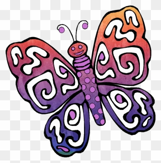 Design Butterfly Drawing Hd Clipart