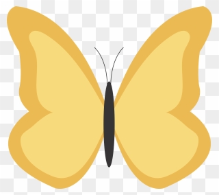 Butterfly Plain Clip Art - Png Download