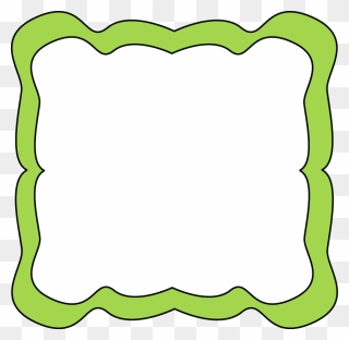Green Clip Art Frame - Png Download