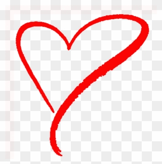 High Resolution Heart Png - Drawn Transparent Red Heart Clipart