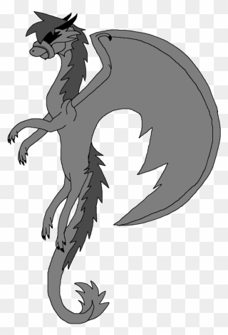 Microsoft Paint Dragon Black And White - Mlp Base Ms Pain6t Clipart