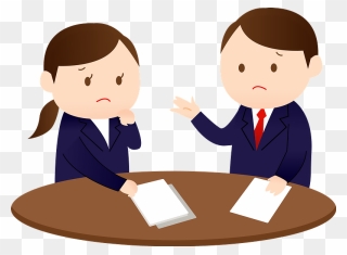 Meeting Business Clipart - イラスト フリー 打合せ - Png Download