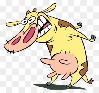 Cattle Chicken Cartoon Clip Art - Cow And Chicken Png Transparent Png