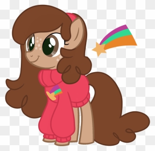 Unicorn-mutual, Clothes, Cute, Earth Pony, Female, - Gravity Falls Mabel Cute Clipart