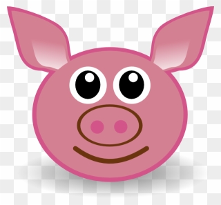 Pigs Clipart Printable - Pig Face - Png Download