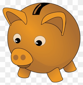 Flat, Pig, Bank, Piggy, Child, Money, Save, Slot - Piggy Bank Clipart Green - Png Download
