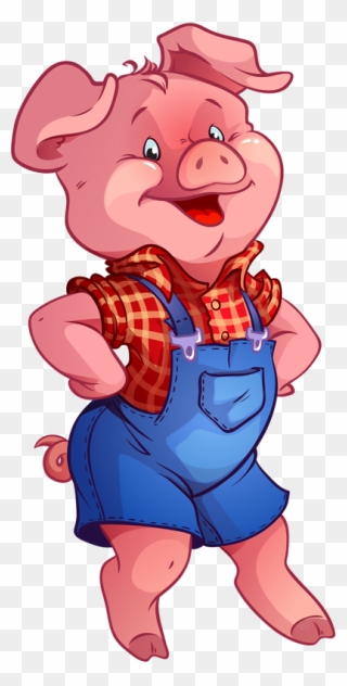 Pork Drawing Roasted Pig - Cute Pig Clipart - Png Download
