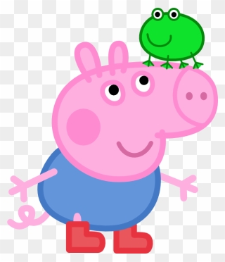 Clipart Peppa Pig - Cartoon Peppa Pig George - Png Download