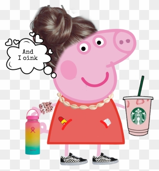 #peppa #pig #peppapig #vscopig #piggy #vsco #andioop - Starbucks New Logo 2011 Clipart