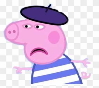 Lol  if You"re Reading This Follow @doniyyya On Instagram - Peppa Pig Stickers Meme Clipart