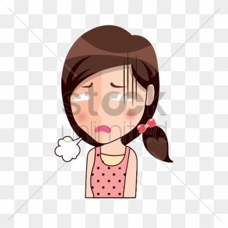 Stressed Cartoon Face - Png Cartoon Stressed Character Clipart