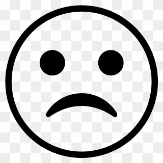 Frowning Face Emoji Clipart - Smiley - Png Download