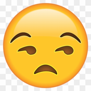 Unamused Face Emoji - Emoji Unamused Face Clipart