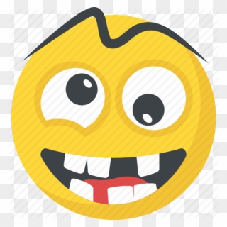 Crazy Face Smiley Smiley 2 Vectors Market Free Clip - Transparent Background Crazy Emoji Png